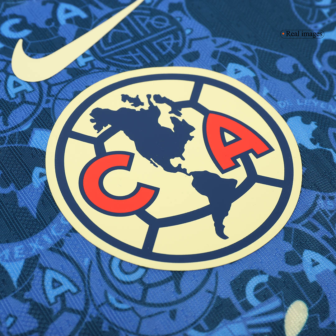 Men's Authentic Club America Aguilas Away Soccer Jersey Shirt - Player Version - Pro Jersey Shop