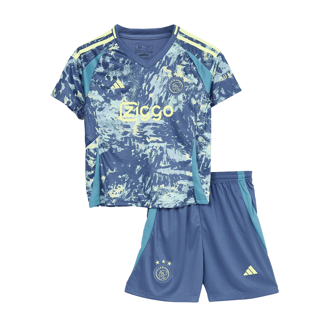 Kids Ajax Away Soccer Jersey Kit - Pro Jersey Shop