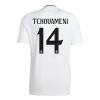 Premium Quality Men's TCHOUAMENI #14 Real Madrid Home Soccer Jersey Shirt 2024/25 - Fan Version - Pro Jersey Shop