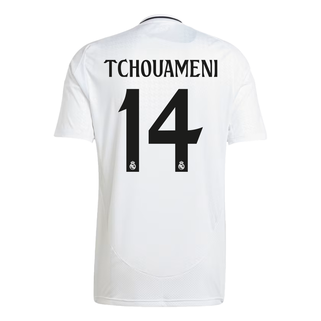 Premium Quality Men's TCHOUAMENI #14 Real Madrid Home Soccer Jersey Shirt - Fan Version - Pro Jersey Shop