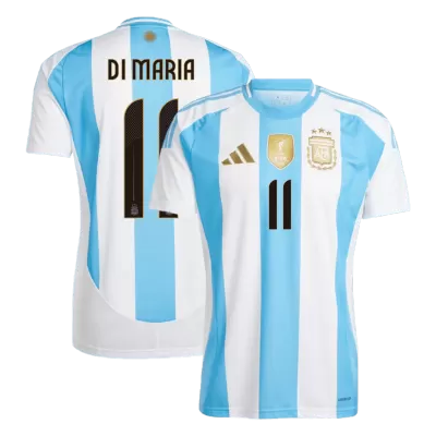 Premium Quality Men's DI MARIA #11 Argentina Home Soccer Jersey Shirt 2024 - Fan Version - Pro Jersey Shop