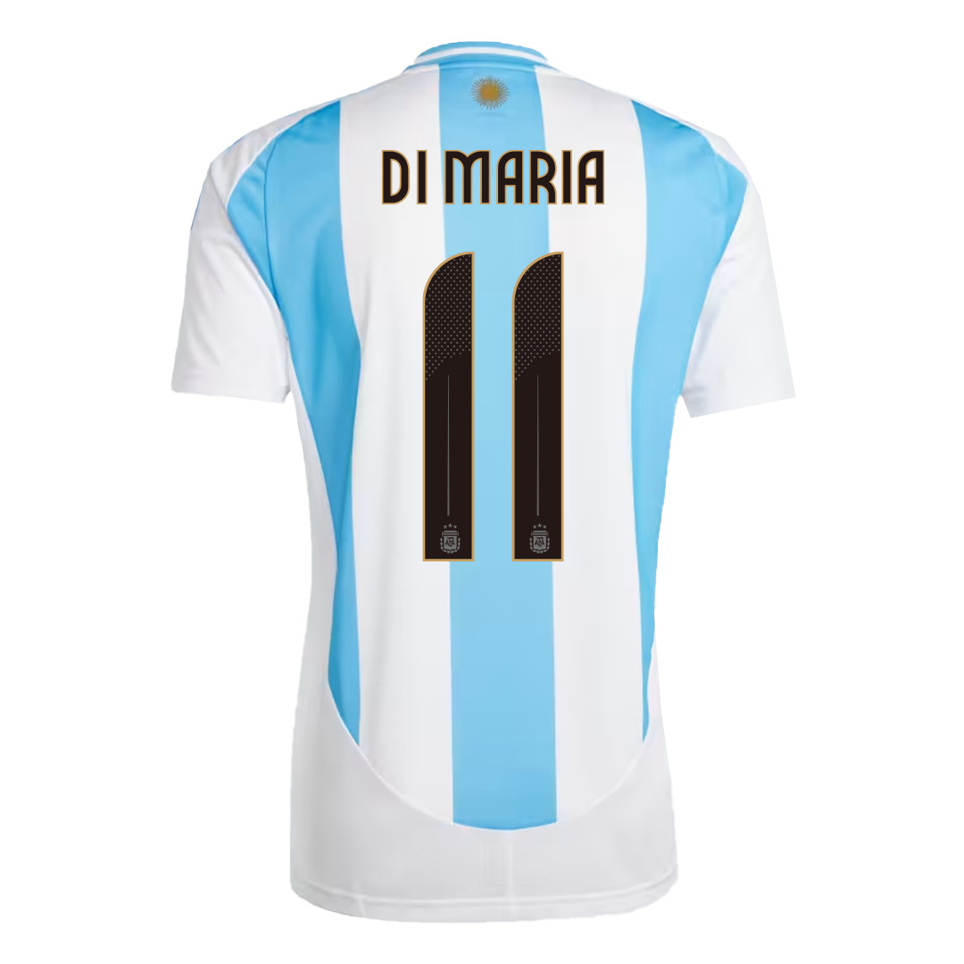 Premium Quality Men's DI MARIA #11 Argentina Home Soccer Jersey Shirt - Fan Version - Pro Jersey Shop