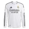 Men's Authentic Real Madrid Home Soccer Long Sleeves Jersey Shirt 2024/25 - Player Version - Pro Jersey Shop