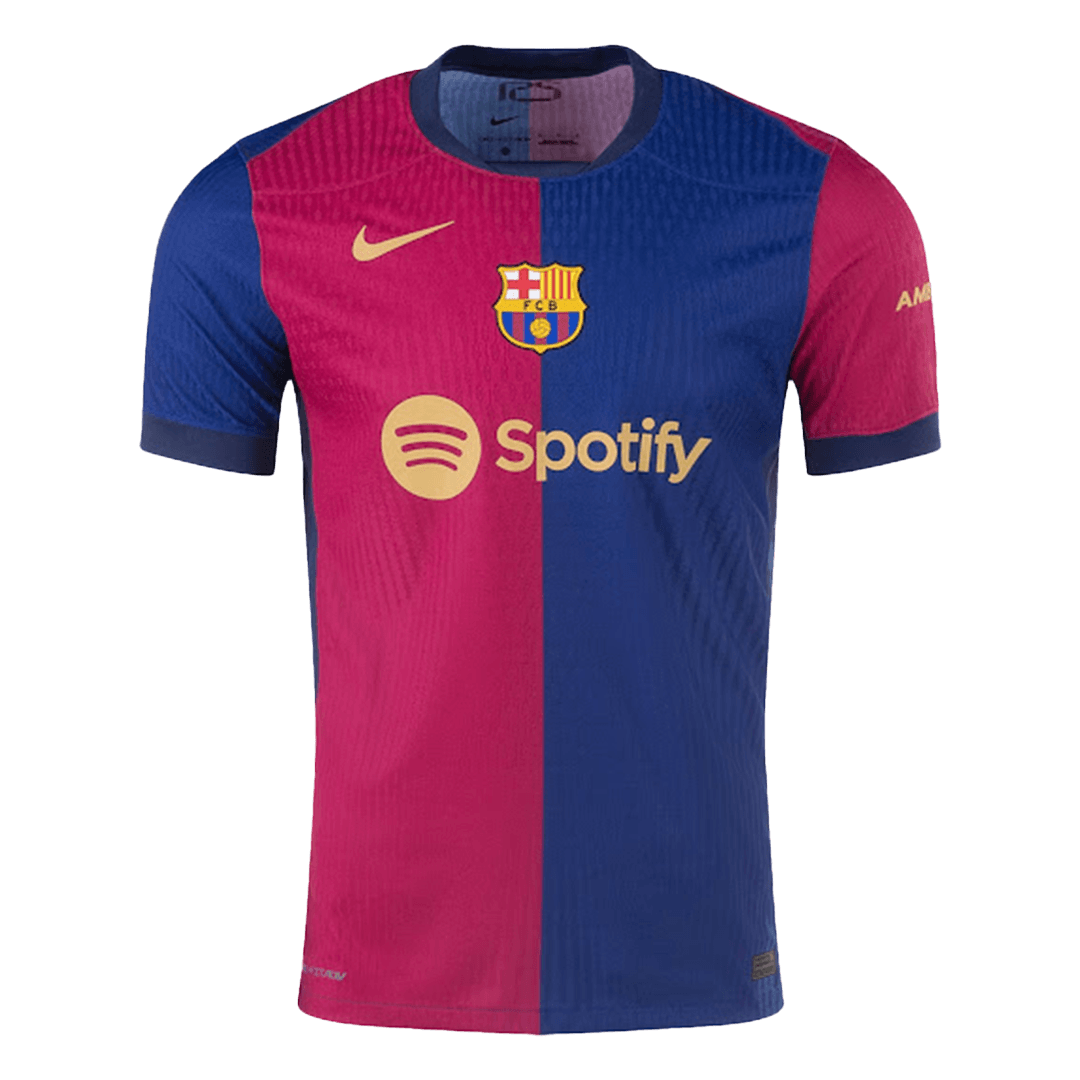 Men's Authentic Barcelona Home Soccer Jersey Shirt - Player Version - Pro Jersey Shop