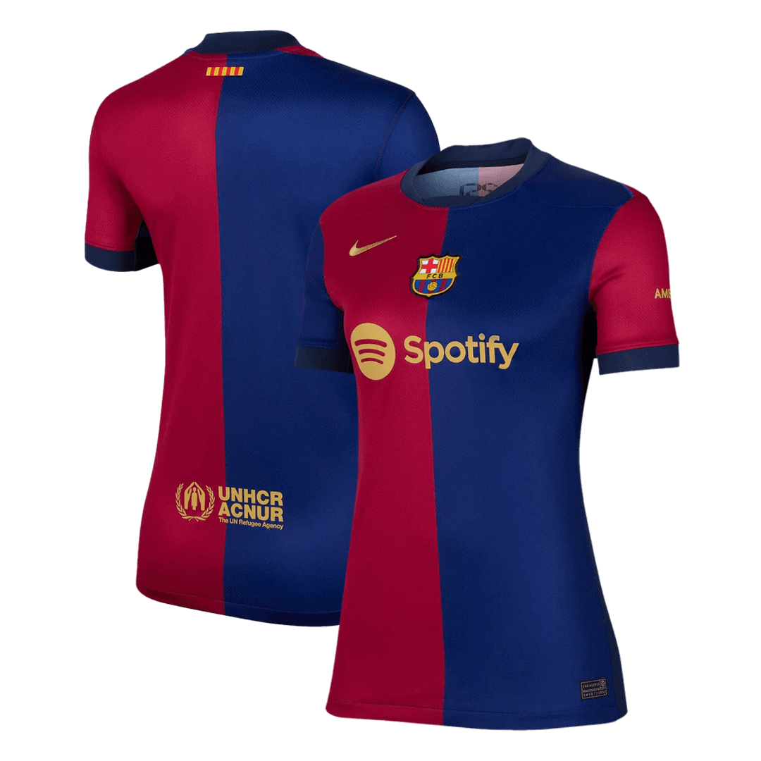 Women's Barcelona Home Soccer Jersey Shirt - Pro Jersey Shop