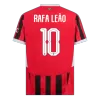 UCL Men's RAFA LEÃO #10 AC Milan Home Soccer Jersey Shirt 2024/25 - Fan Version - Pro Jersey Shop