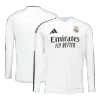 Men's Real Madrid Home Long Sleeves Soccer Jersey Shirt 2024/25 - Fan Version - Pro Jersey Shop