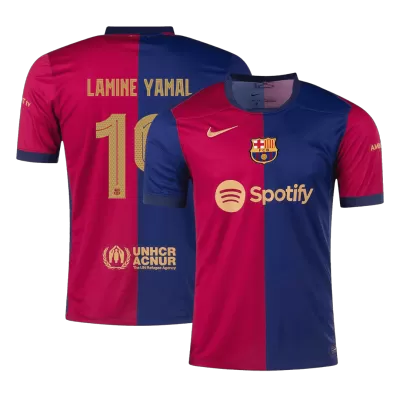 Premium Quality UCL Men's LAMINE YAMAL #19 Barcelona Home Soccer Jersey Shirt 2024/25 - Fan Version - Pro Jersey Shop