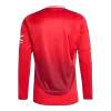 Men's Manchester United Home Long Sleeves Soccer Jersey Shirt 2024/25 - Fan Version - Pro Jersey Shop