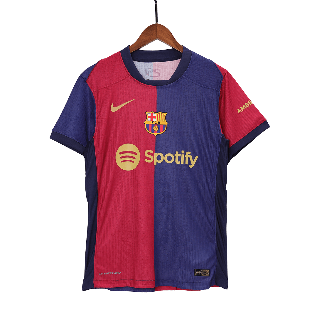 Men's Authentic Barcelona Home Soccer Jersey Shirt - Player Version - Pro Jersey Shop