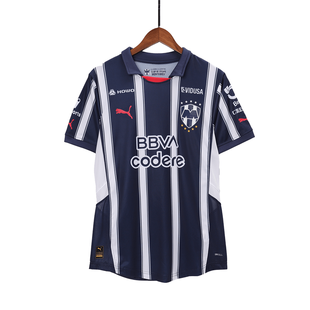 Men's Authentic Monterrey Home Soccer Jersey Shirt - Player Version - Pro Jersey Shop