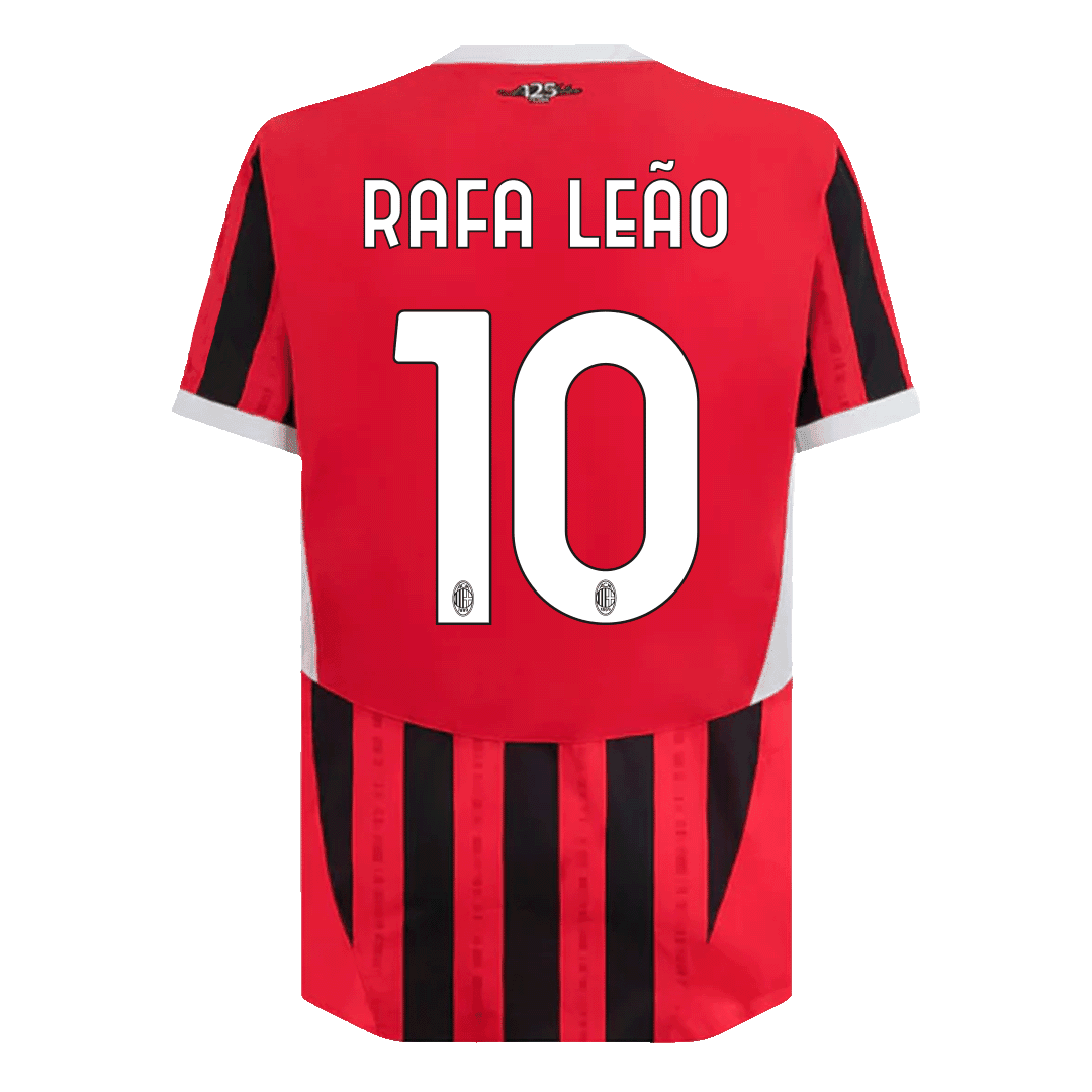 Men's Authentic RAFA LEÃO #10 AC Milan Home Soccer Jersey Shirt - Player Version - Pro Jersey Shop