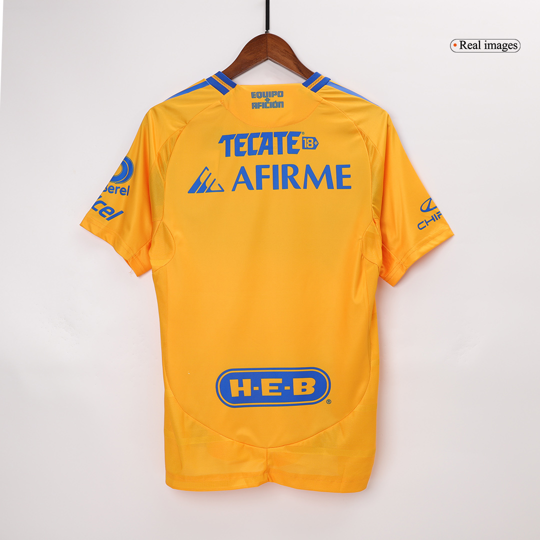 Men's Authentic Tigres UANL Home Soccer Jersey Shirt - Player Version - Pro Jersey Shop