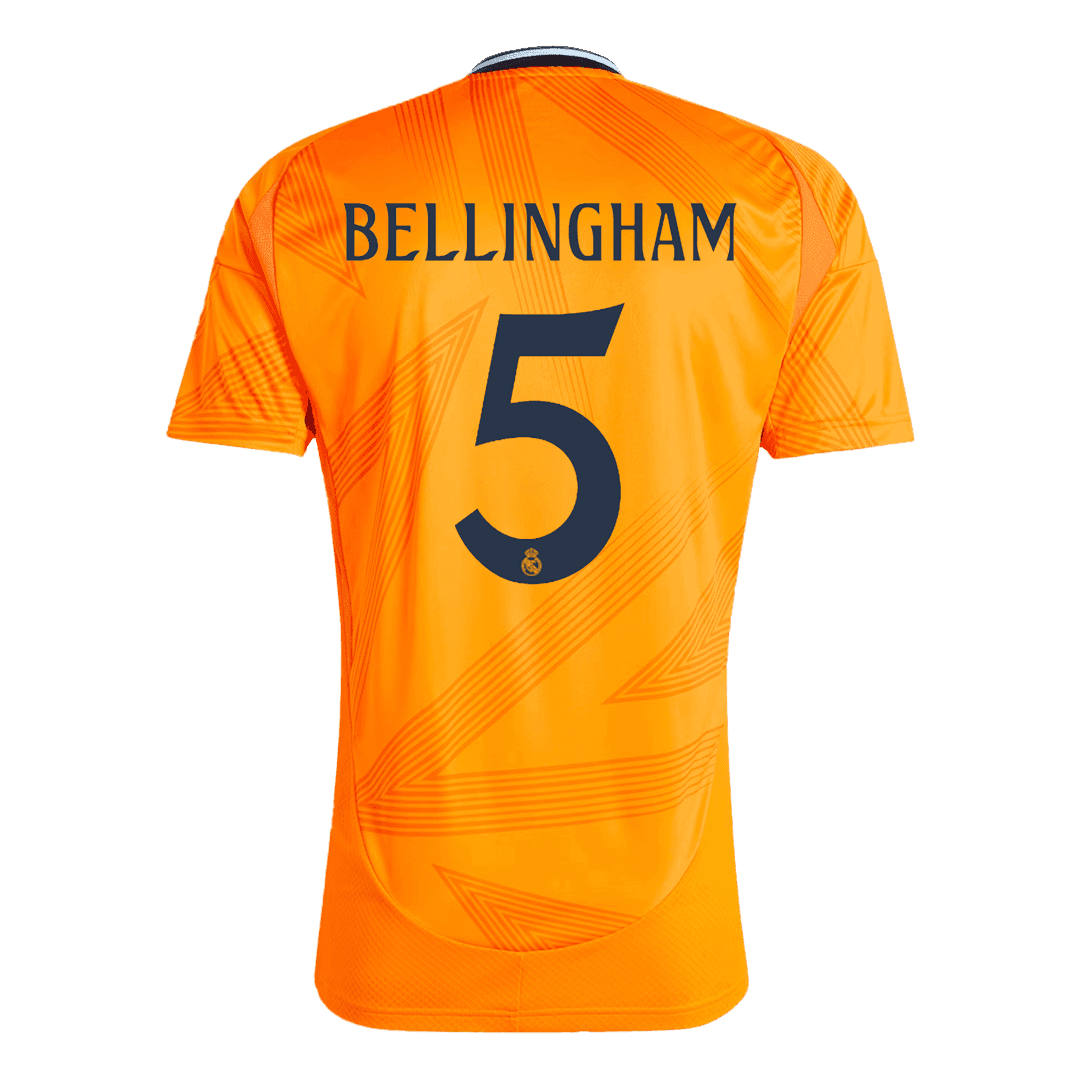 Premium Quality Men's BELLINGHAM #5 Real Madrid Away Soccer Jersey Shirt - Fan Version - Pro Jersey Shop