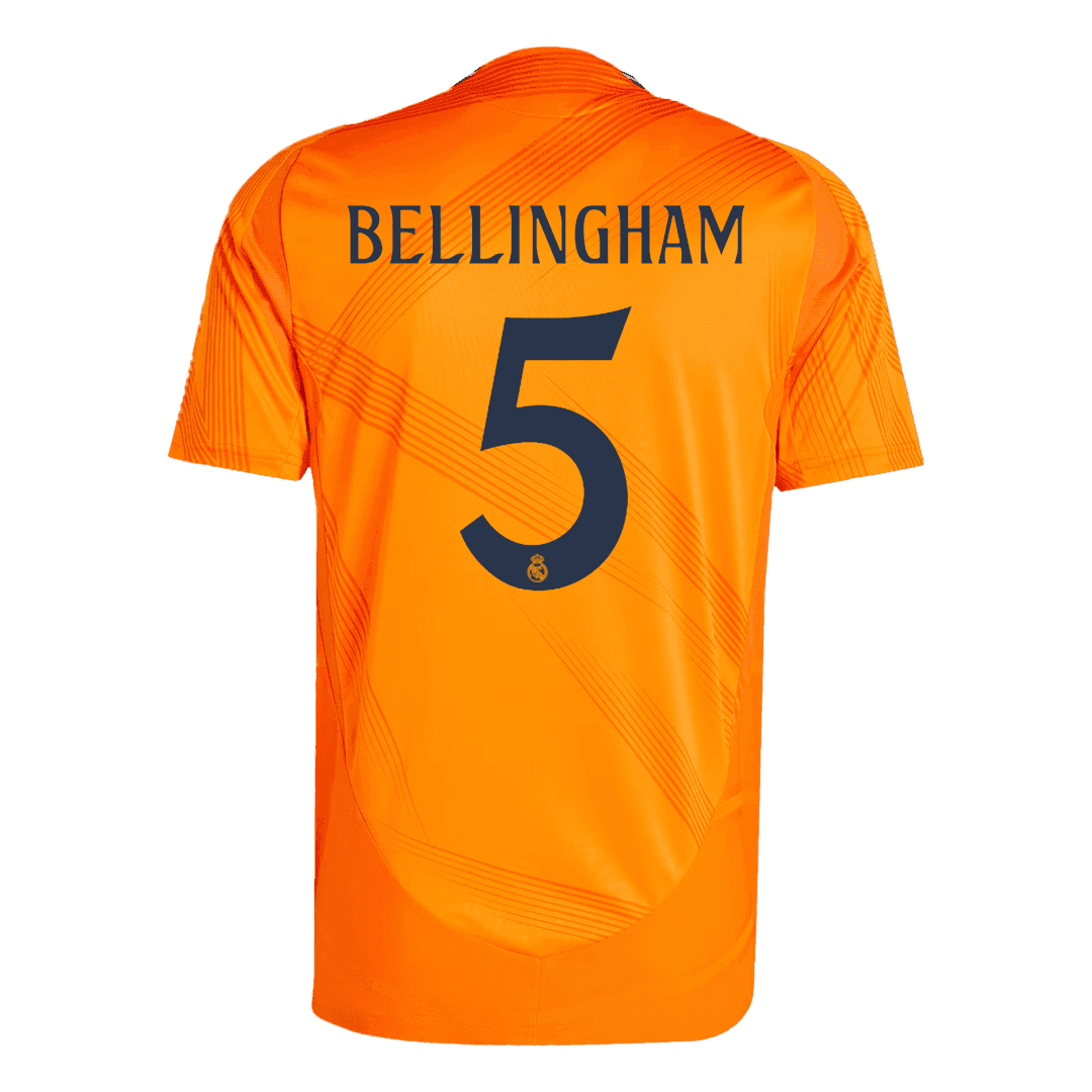 Men's Authentic BELLINGHAM #5 Real Madrid Away Soccer Jersey Shirt - Player Version - Pro Jersey Shop