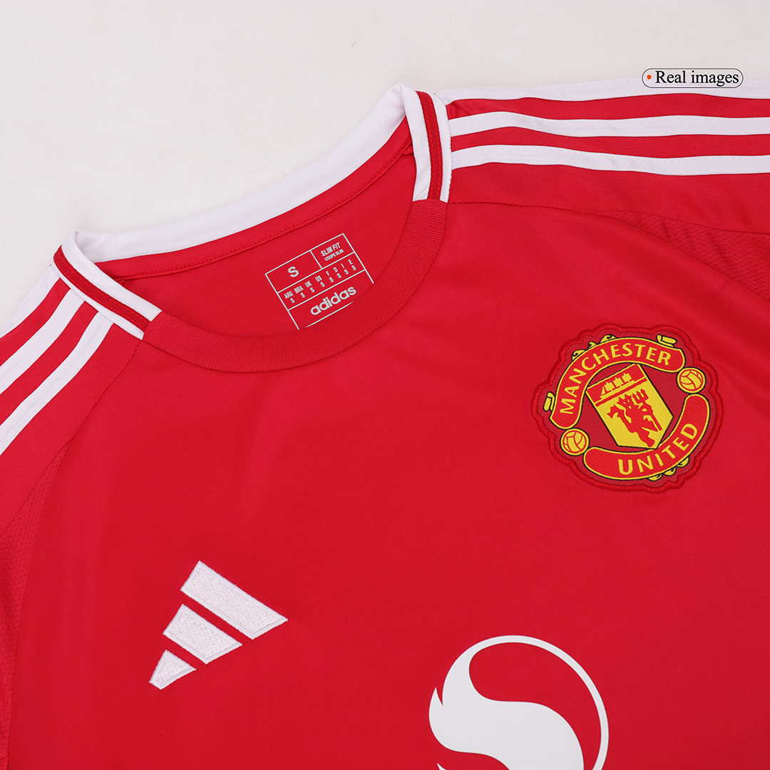 Manchester United Home Soccer Long Sleeves Fan Jersey - Pro Jersey Shop