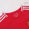 Men's Manchester United Home Long Sleeves Soccer Jersey Shirt 2024/25 - Fan Version - Pro Jersey Shop