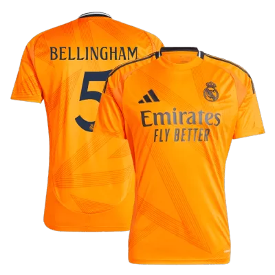 Premium Quality Men's BELLINGHAM #5 Real Madrid Away Soccer Jersey Shirt 2024/25 - Fan Version - Pro Jersey Shop