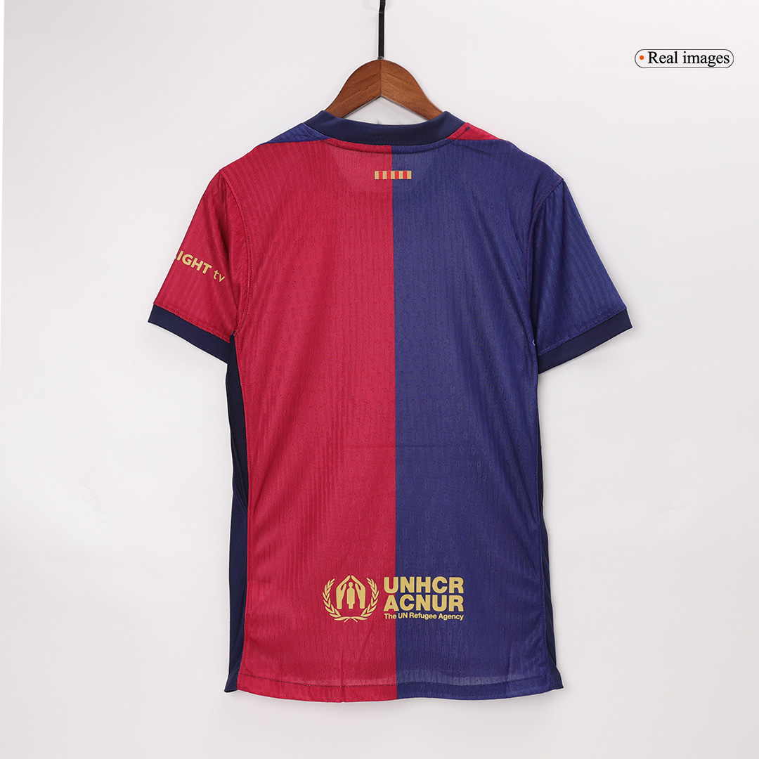 Men's Authentic Barcelona Home Soccer Jersey Shirt - Player Version - Pro Jersey Shop