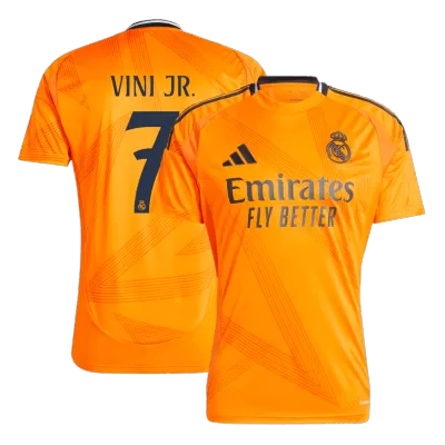 Premium Quality Men's VINI JR. #7 Real Madrid Away Soccer Jersey Shirt 2024/25 - Fan Version - Pro Jersey Shop