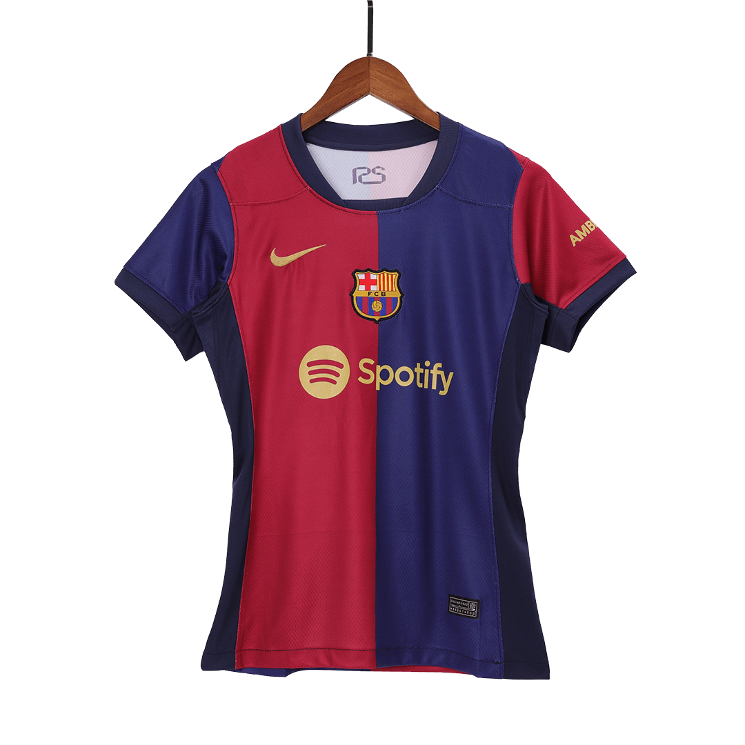 Women's Barcelona Home Soccer Jersey Shirt - Pro Jersey Shop