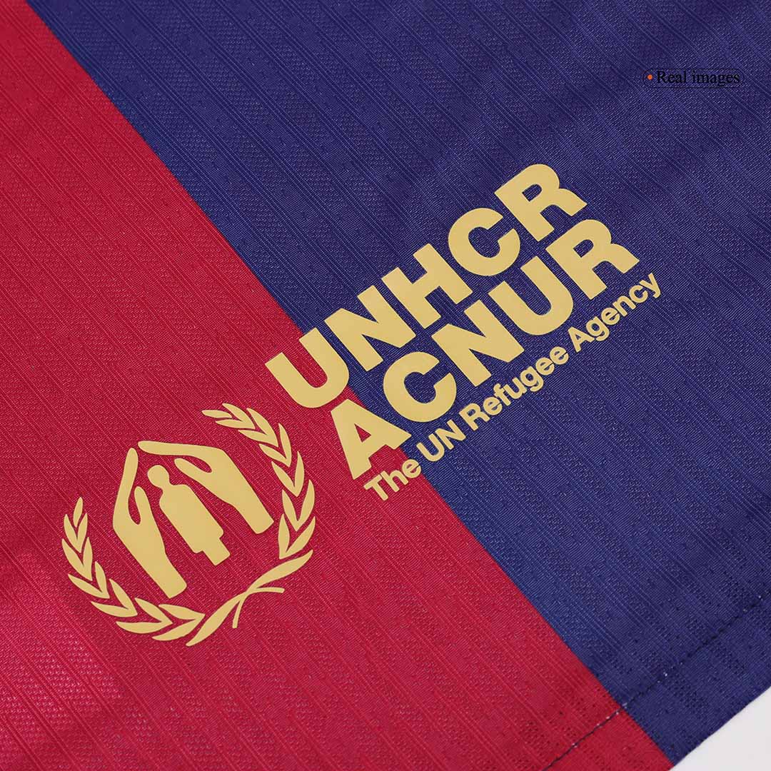 Men's Authentic Barcelona 125th Anniversary Home Soccer Jersey Shirt - Player Version - Pro Jersey Shop