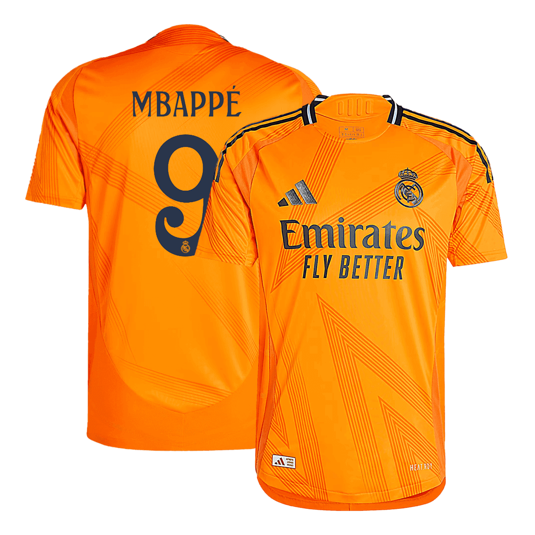 Men's Authentic MBAPPÉ #9 Real Madrid Away Soccer Jersey Shirt - Player Version - Pro Jersey Shop
