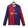 Men's Barcelona Home Long Sleeves Soccer Jersey Shirt 2024/25 - Fan Version - Pro Jersey Shop