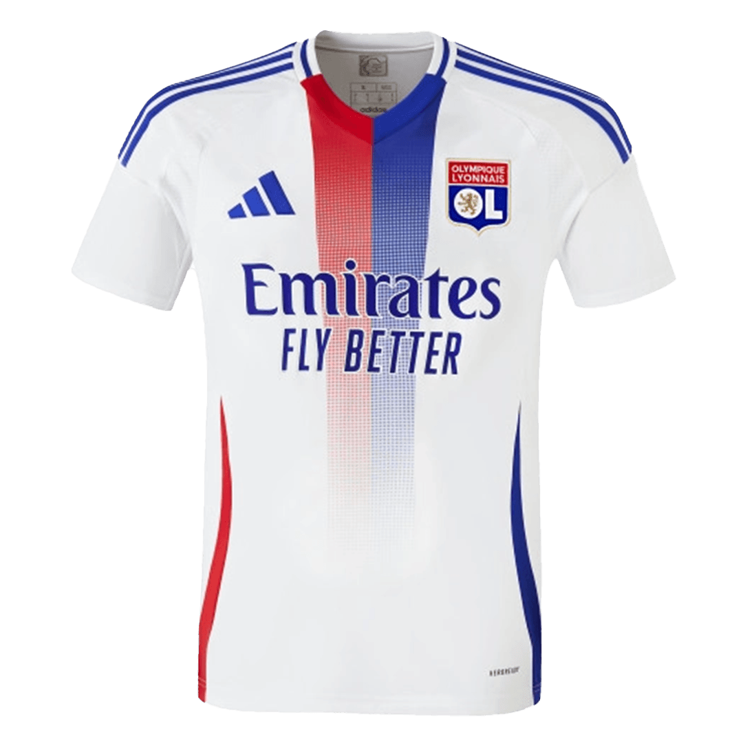 Men's Olympique Lyonnais Home Soccer Jersey Shirt - Fan Version - Pro Jersey Shop