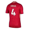 Premium Quality Men's VIRGIL #4 Liverpool Home Soccer Jersey Shirt 2024/25 - Fan Version - Pro Jersey Shop