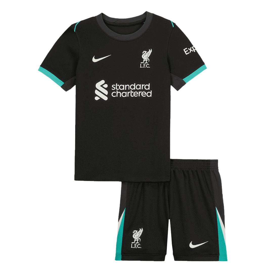 Premium Quality Kids Liverpool Away Soccer Jersey Kit (Jersey+Shorts) - Pro Jersey Shop