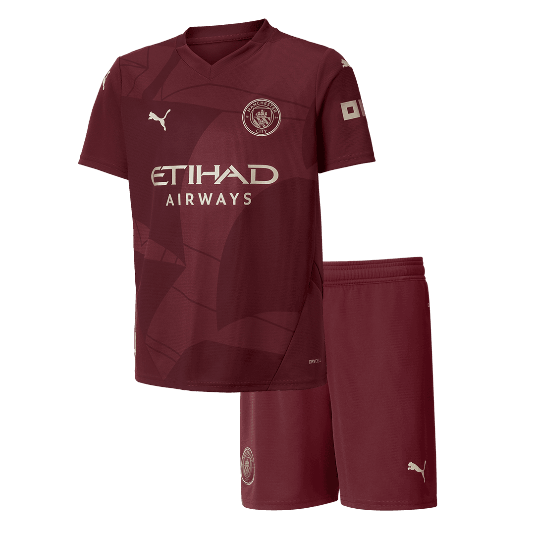 Kids Manchester City Third Away Soccer Jersey Kit - Pro Jersey Shop