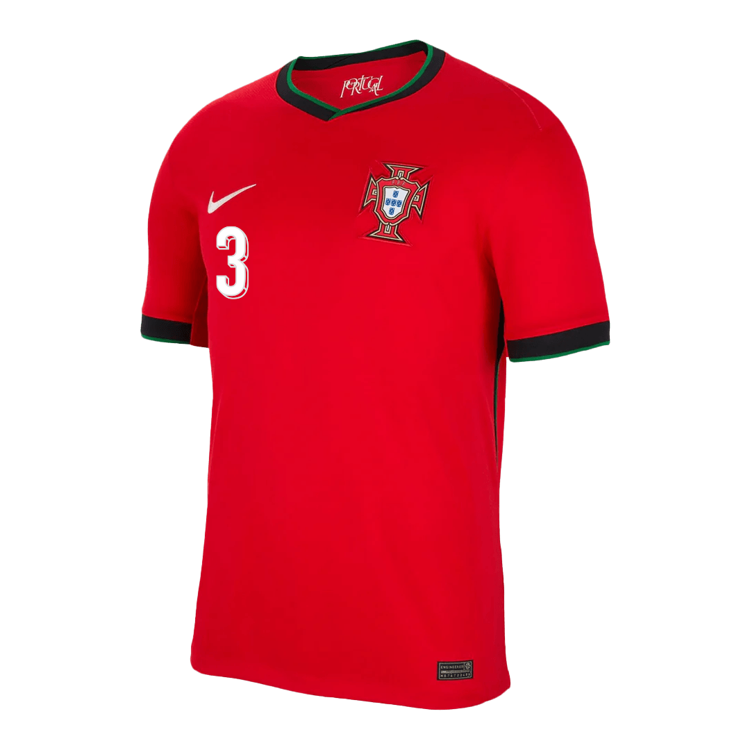 Premium Quality Men's PEPE #3 Portugal Home Soccer Jersey Shirt Euro - Fan Version - Pro Jersey Shop