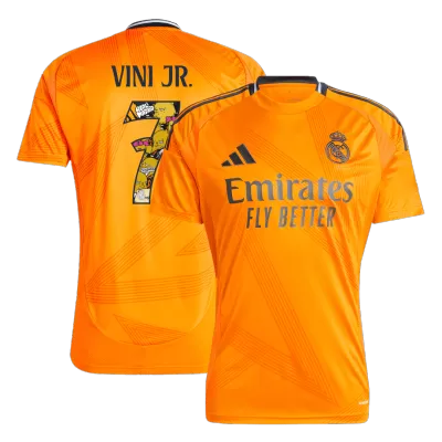 Premium Quality Men's VINI JR. #7 Real Madrid Away Soccer Jersey Shirt 2024/25 Bear Champ Font- Fan Version - Pro Jersey Shop