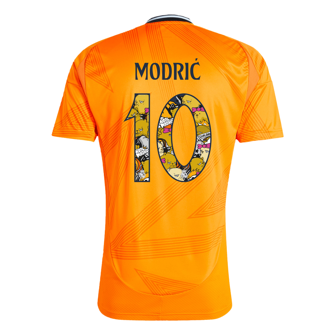 Premium Quality Men's MODRIĆ #10 Real Madrid Away Soccer Jersey Shirt Bear Champ Font- Fan Version - Pro Jersey Shop