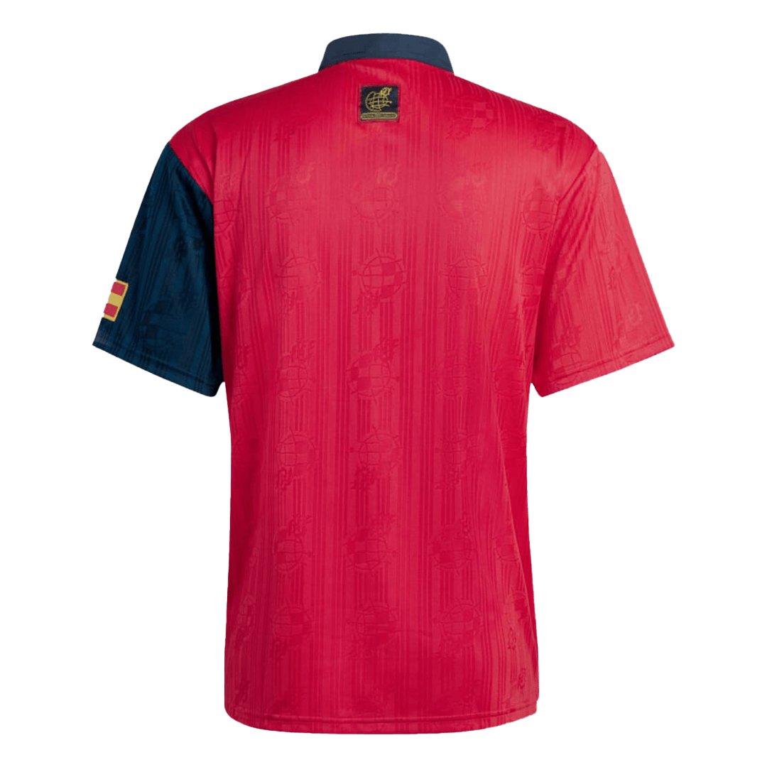 Retro 1996 Spain Home Soccer Jersey - Pro Jersey Shop