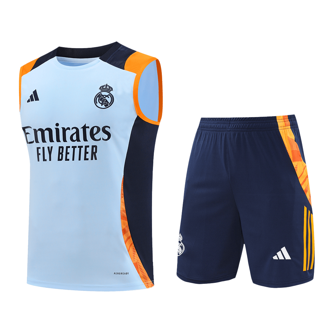 Real Madrid Pre-Match Soccer Jersey Vest Kit(Jersey+Shorts) - Pro Jersey Shop