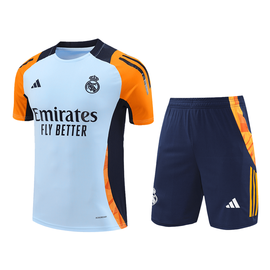 Men's Real Madrid Pre-Match Soccer Jersey Kit (Jersey+Shorts) - Pro Jersey Shop