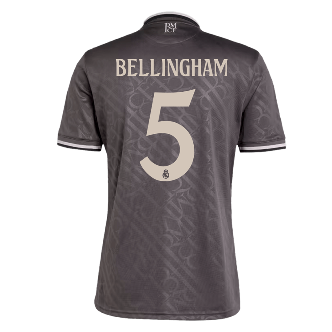 Premium Quality Men's BELLINGHAM #5 Real Madrid Third Away Soccer Jersey Shirt - Fan Version - Pro Jersey Shop