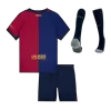 Kids Barcelona Home Soccer Jersey Whole Kit (Jersey+Shorts+Socks) 2024/25 - Pro Jersey Shop