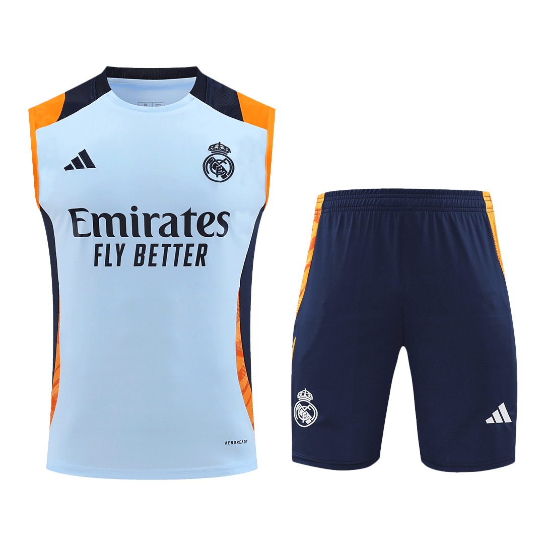 Real Madrid Pre-Match Soccer Jersey Vest Kit(Jersey+Shorts) - Pro Jersey Shop