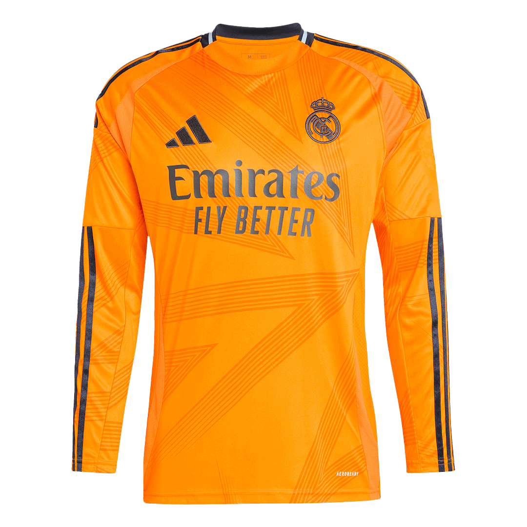 Men's Real Madrid Away Long Sleeves Soccer Jersey Shirt - Fan Version - Pro Jersey Shop