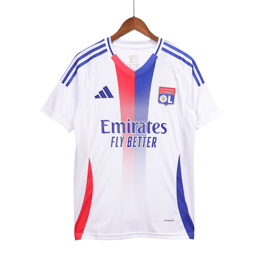 Men's Olympique Lyonnais Home Soccer Jersey Shirt - Fan Version - Pro Jersey Shop