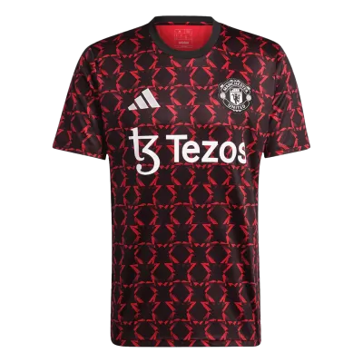 Men's Manchester United Pre-Match Soccer Jersey Shirt 2024/25 - Fan Version - Pro Jersey Shop