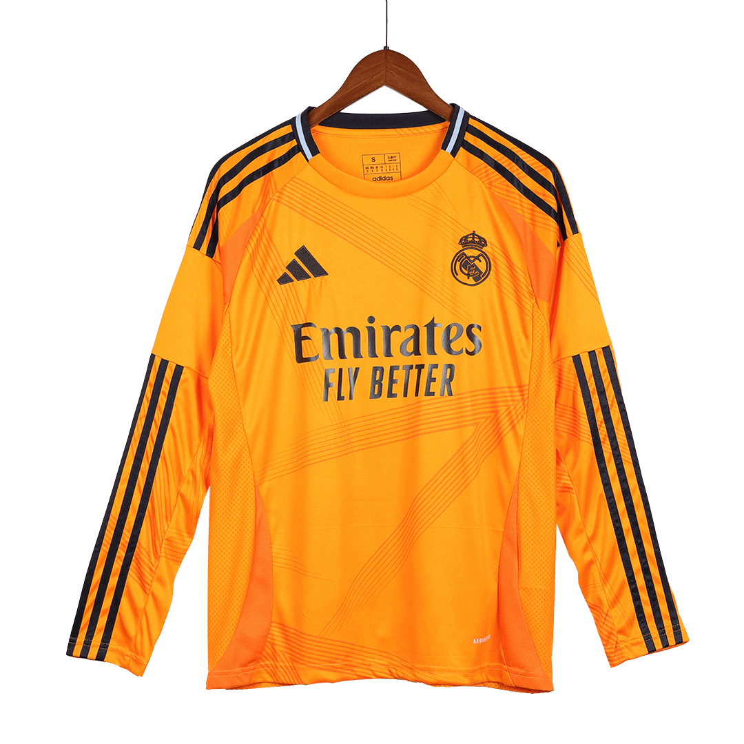 Men's Real Madrid Away Long Sleeves Soccer Jersey Shirt - Fan Version - Pro Jersey Shop