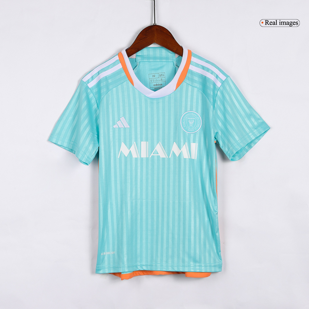 Kids Inter Miami CF Third Away Soccer Jersey Kit (Jersey+Shorts) - Pro Jersey Shop