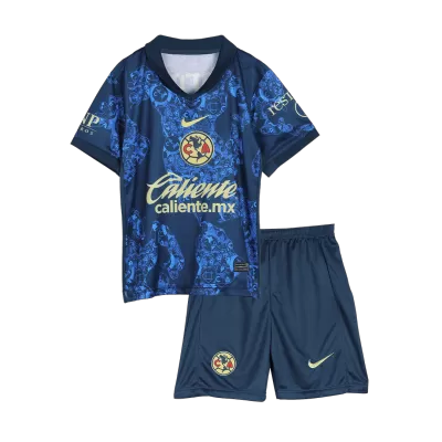 Kids Club America Aguilas Away Soccer Jersey Kit (Jersey+Shorts) 2024/25 - Pro Jersey Shop