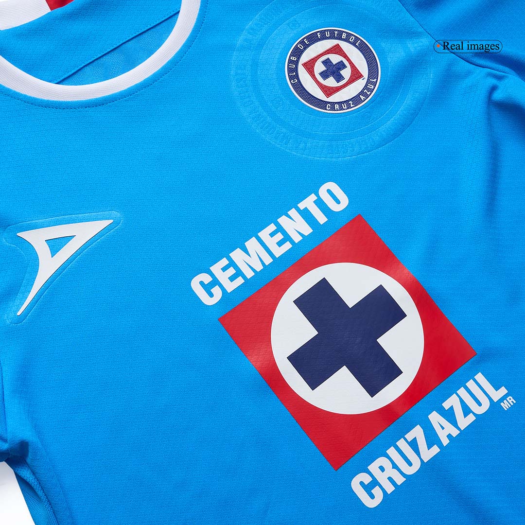Men's Authentic Cruz Azul Home Soccer Jersey Shirt - Player Version - Pro Jersey Shop