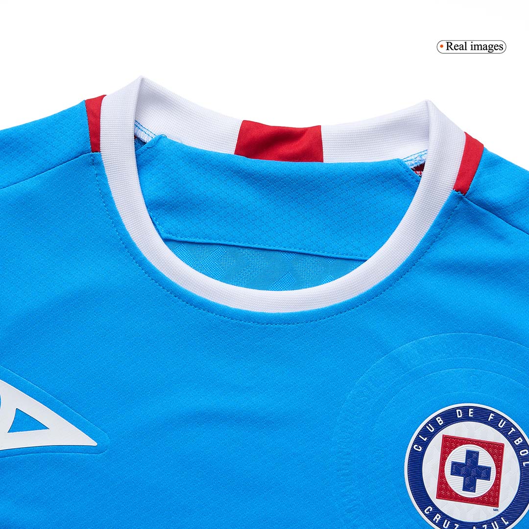 Men's Authentic Cruz Azul Home Soccer Jersey Shirt - Player Version - Pro Jersey Shop