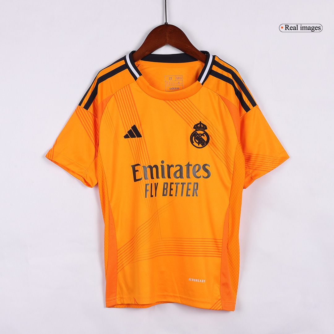 Kids Real Madrid Away Soccer Jersey Kit (Jersey+Shorts) - Pro Jersey Shop